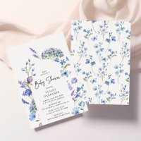 Belle Arche Fleur Bleue Baby Shower Sauvage