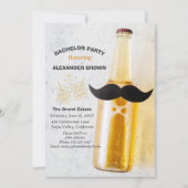 Invitation Belle Bachelor Party sur mesure Whiskey (Devant)