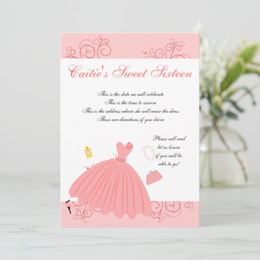 Invitation Belle, Belle Robe (Debout devant)