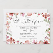 Invitation Belle Botanique La Nuit Avant Le Dîner De La Répét (Devant)