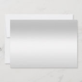 Invitation Belle classe Petunias Floral Anniversaire (Dos)