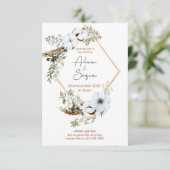 Invitation belle conception pour une journée spéciale (Debout devant)