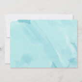 Invitation Belle Cool Tropical Flamant rose Piscine fête Anni (Dos)