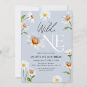 Invitation Belle Daisy Wild One Girl 1er anniversaire (Devant)