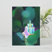 Invitation Belle Dame à la Fontaine du Jardin (Debout devant)