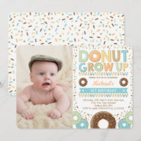 Belle Donut 1er anniversaire Doughnut arrose