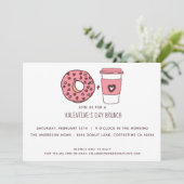 Invitation Belle Donut & Café Saint Valentin Brunch (Debout devant)