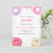 Belle Donut Douce Anniversaire