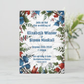 Invitation Belle, élégante et fantaisie décoration mariage à  (Debout devant)