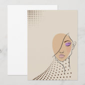 Invitation belle et audacieuse  (Devant / Derrière)