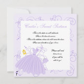 Invitation Belle et belle robe (Devant)