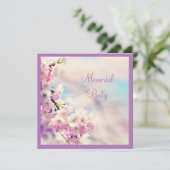 Invitation Belle fête commémorative de Blossom (Debout devant)