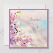 Invitation Belle fête commémorative de Blossom (Devant)