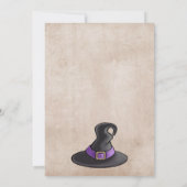 Invitation Belle fête d'anniversaire d'Halloween (Dos)