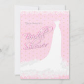 Invitation Belle Fête de l'mariée religieuse de Satin Rose (Devant)