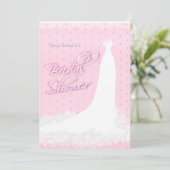 Invitation Belle Fête de l'mariée religieuse de Satin Rose (Debout devant)