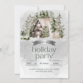 Invitation Belle fête de Noël de la Maison d'Argent (Devant)