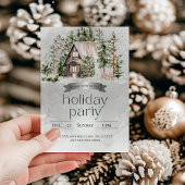 Invitation Belle fête de Noël de la Maison d'Argent