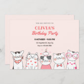 Invitation Belle fête des chats (Devant / Derrière)