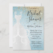 Invitation Belle Fête des mariées - Bleu Bébé (Devant)