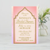 Invitation Belle Fête des mariées indienne des nuits (Debout devant)