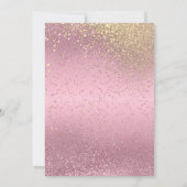 Invitation Belle Fête des mariées - Joli rose (Dos)