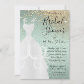 Invitation Belle Fête des mariées - Mint Green (Devant)