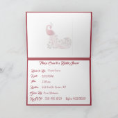Invitation Belle Fête des mariées Peacock (Intérieur)