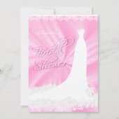 Invitation Belle Fête des mariées religieuse rose satin (Devant)