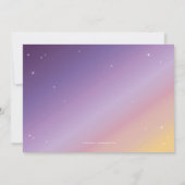 Invitation Belle fête d'Halloween Sparkling Spider Web (Dos)