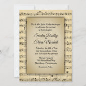 Invitation Belle feuille d'antiquités Mariage à thème (Devant)