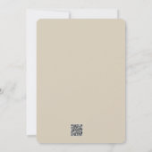 Invitation Belle fleur rose (Dos)