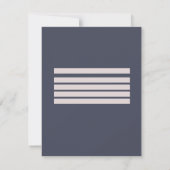 Invitation Belle florale sans couture motif oublier-me-pas bl (Dos)