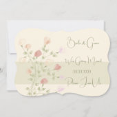 Invitation Belle Flore Avec Vert (Devant)