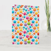 Invitation Belle Forêt Animaux Lapins 1er Anniversaire Polka (Dos)