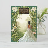 Invitation Belle forêt enchantée Sweet 16 (Debout devant)