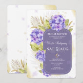 Invitation Belle Hydrangea (Devant / Derrière)