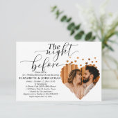 Invitation Belle La Nuit Avant Le Dîner De Répétition (Debout devant)