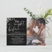 Invitation Belle La Nuit Avant Le Dîner De Répétition Photo (Debout devant)