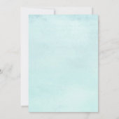 Invitation Belle Lapin Lapin Pastel Floral Fête de Pâques (Dos)