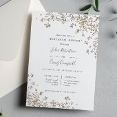 Invitation Belle Minuscule laisser vert Répétition Whimsical 