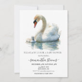 Invitation Belle Momma Baby Swan Douche (Devant)