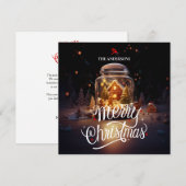 Invitation Belle Nuit de Noël de Miracles (Devant / Derrière)