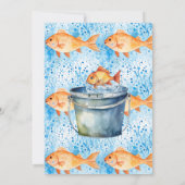 Invitation Belle pêche à thème Baby shower de garçon (Dos)