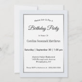 Invitation Belle peinture Brown Ébauche Cheval Photo Annivers (Dos)