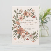 Invitation Belle pulvérisateur floral automne/automne Thanksg (Debout devant)