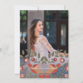 Invitation Belle Quinceanera Fiesta Merci Photo (Devant)