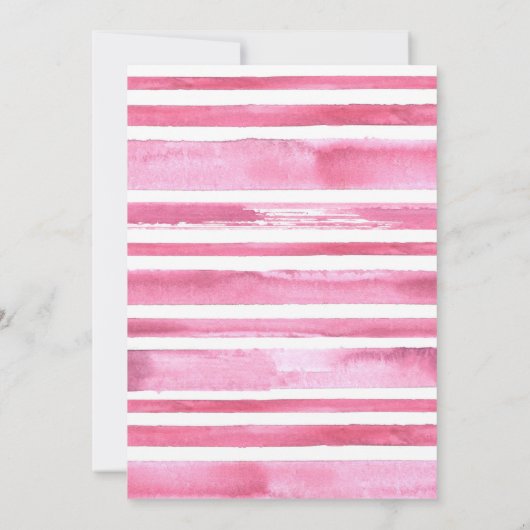 Invitation Belle Rainbow popsicle glaces fête d'anniversaire (Dos)