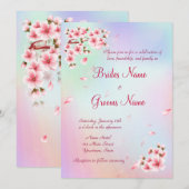 Invitation Belle Sakura (Devant / Derrière)