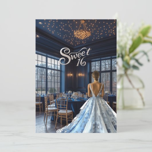 Invitation Belle Salle Bleue (Debout devant)